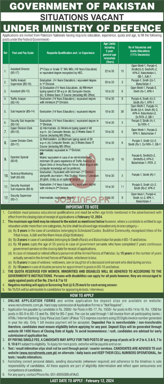 Ministry Of Defence MOD Jobs 2024 Online Apply Jobz Info   MOD Jobs 2024 