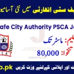 Punjab Safe Cities Authority PSCA Jobs 2024